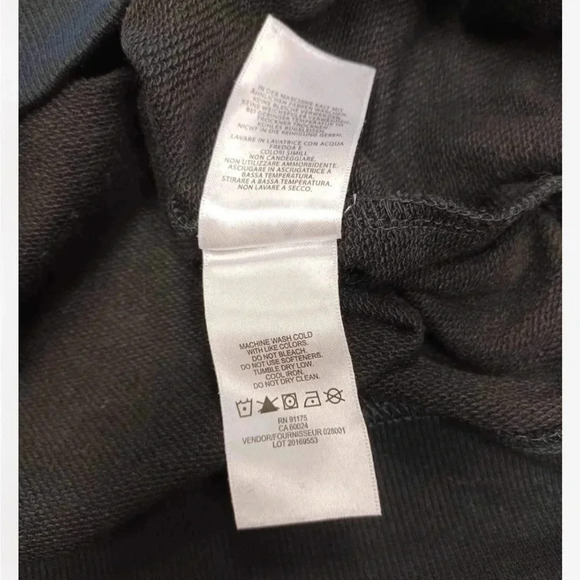 FILA Black Crewneck Sweatshirt Size  XXL - Picture 5 of 7